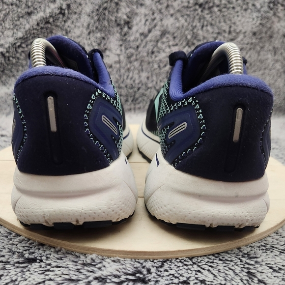 Brooks Ghost 14 Running Shoes Peacoat/Yucca/Navy Women's Size 6.5 - Picture 7 of 9